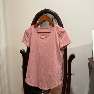 Lululemon Love Crew Tee in Pink Mist